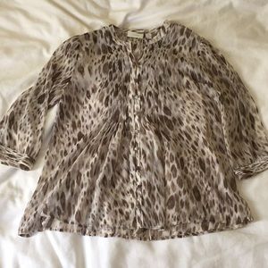 Chico flowy animal print blouse